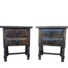 Pamono Mid-Century Spanish Bedside Tables with Drawers, 1950s, Set of 2 Sale