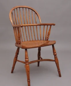 Pamono Mid-Century Stick Back Windsor Armchairs, 1960s, Set of 6 Sale