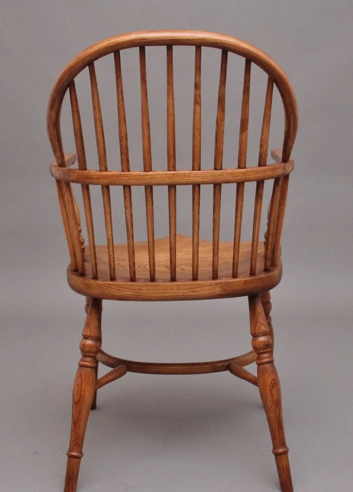 Pamono Mid-Century Stick Back Windsor Armchairs, 1960s, Set of 6 Sale