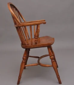Pamono Mid-Century Stick Back Windsor Armchairs, 1960s, Set of 6 Sale