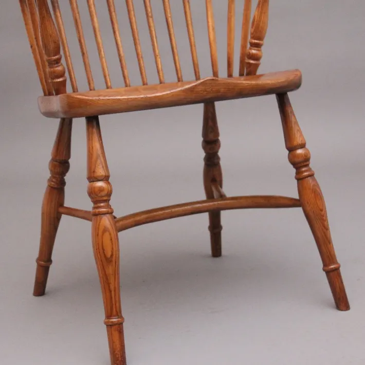 Pamono Mid-Century Stick Back Windsor Armchairs, 1960s, Set of 6 Sale