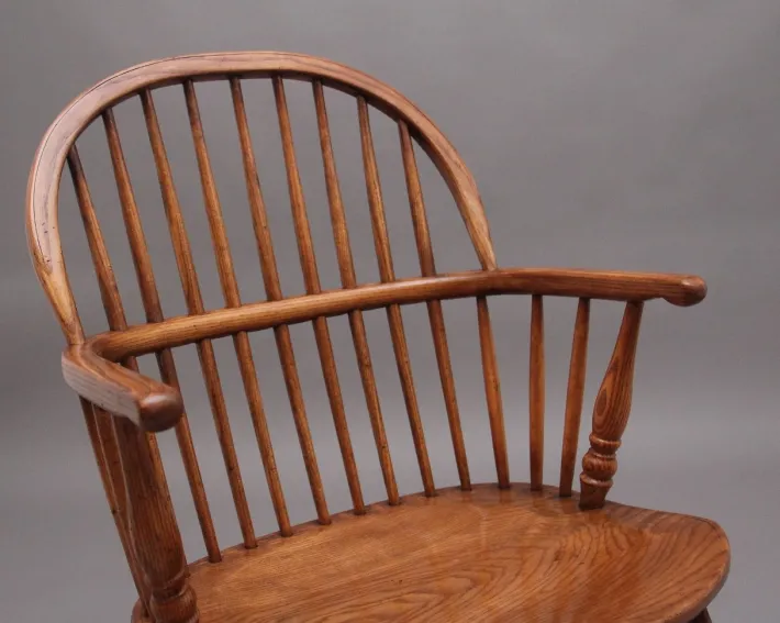 Pamono Mid-Century Stick Back Windsor Armchairs, 1960s, Set of 6 Sale