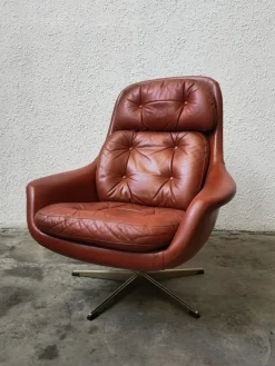 Pamono Mid-Century Swivel Chair from Bramin Sale