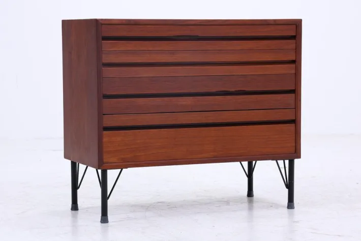 Pamono Mid-Century Teak Chest of Drawers by Poul Cadovius, 1960s Hot