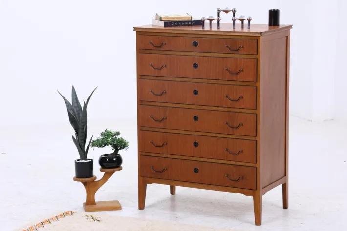 Pamono Mid-Century Teak Chest of Drawers, 1960s Clearance