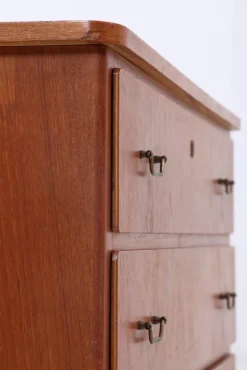Pamono Mid-Century Teak Chest of Drawers, 1960s New