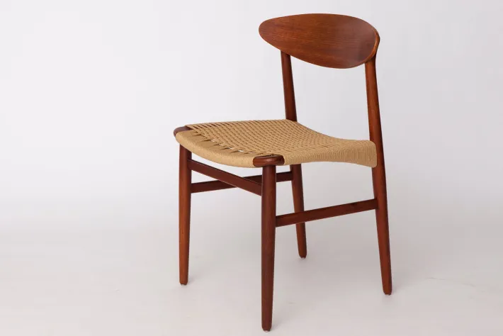 Pamono Mid-Century Teak Dining Chair by Larsen & Bender Madsen for Naestved Møbelfabrik, Denmark, 1960s Sale
