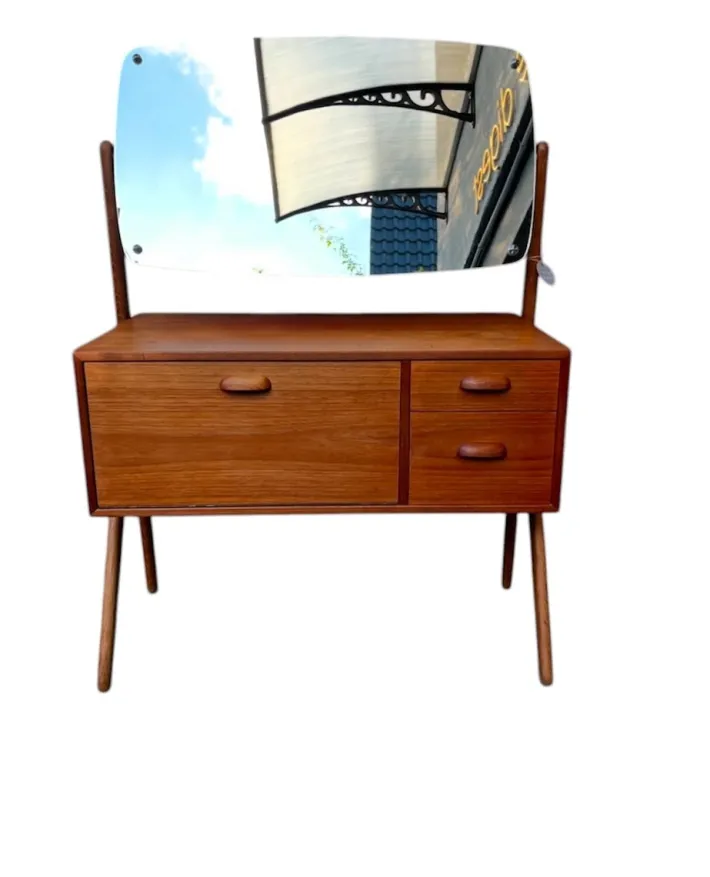 Pamono Mid-Century Teak Dressing Table by Ølholm Møbelfabrik, Denmark, 1960s Discount