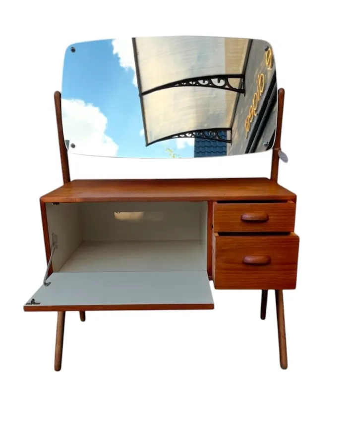 Pamono Mid-Century Teak Dressing Table by Ølholm Møbelfabrik, Denmark, 1960s Discount
