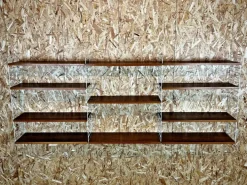 Pamono Mid-Century Teak Modular String Shelf by Kajsa & Nils Nisse Strinning, Sweden, 1960s New