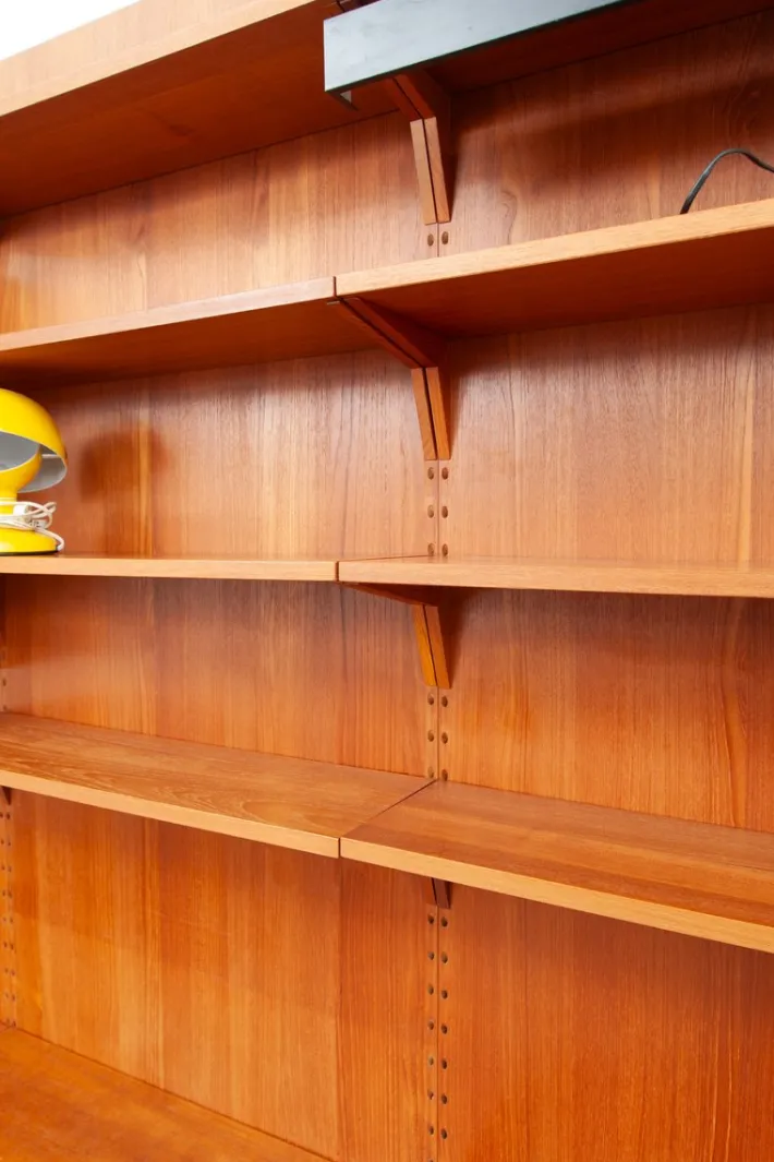 Pamono Mid-Century Teak Royal Wall Unit by Poul Cadovius for Cado, 1960s Best