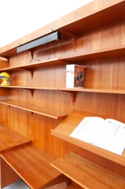 Pamono Mid-Century Teak Royal Wall Unit by Poul Cadovius for Cado, 1960s Best