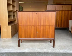 Pamono Mid-Century Teak Secretaire Desk by Marian Grabinski for Ikea Online