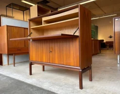 Pamono Mid-Century Teak Secretaire Desk by Marian Grabinski for Ikea Online