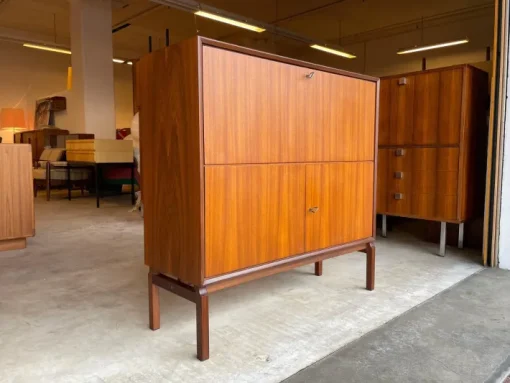 Pamono Mid-Century Teak Secretaire Desk by Marian Grabinski for Ikea Online