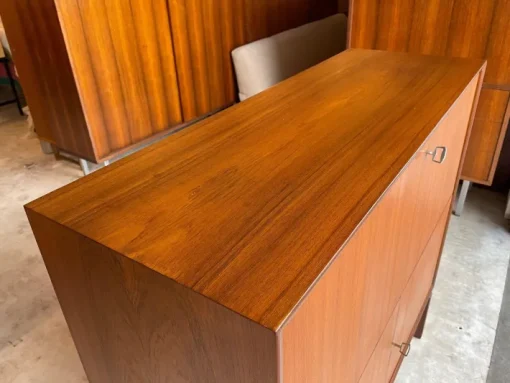 Pamono Mid-Century Teak Secretaire Desk by Marian Grabinski for Ikea Online