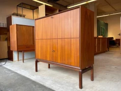 Pamono Mid-Century Teak Secretaire Desk by Marian Grabinski for Ikea Online
