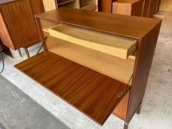 Pamono Mid-Century Teak Secretaire Desk by Marian Grabinski for Ikea Online