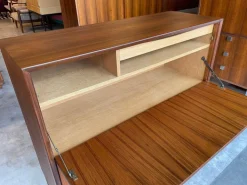 Pamono Mid-Century Teak Secretaire Desk by Marian Grabinski for Ikea Online