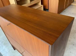 Pamono Mid-Century Teak Secretaire Desk by Marian Grabinski for Ikea Online