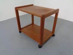 Pamono Mid-Century Teak Trolley by Aksel Kjersgaard for Odder Møbler, 1960s Hot