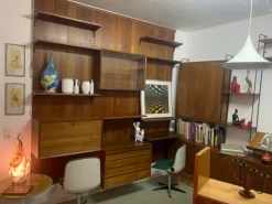 Pamono Mid-Century Teak Wall Unit by Poul Cadovius for Cado Best