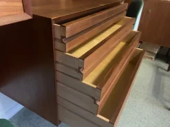 Pamono Mid-Century Teak Wall Unit by Poul Cadovius for Cado Best