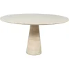 Pamono Mid-Century Travertine Dining Table in the style of Angelo Mangiarotti, Italy, 1970s Clearance