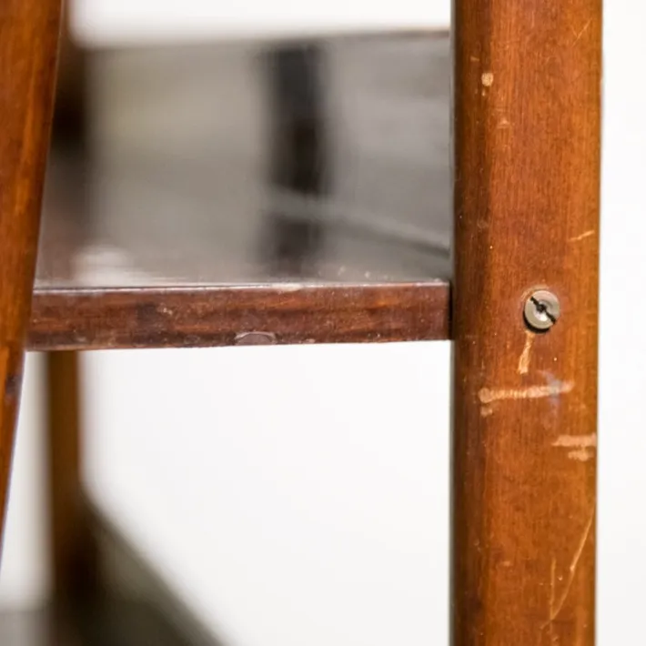 Pamono Mid-Century Veneer Shelf, 1960s Hot