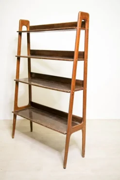 Pamono Mid-Century Veneer Shelf, 1960s Hot