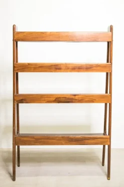 Pamono Mid-Century Veneer Shelf, 1960s Hot