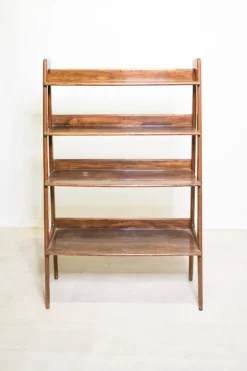 Pamono Mid-Century Veneer Shelf, 1960s Hot