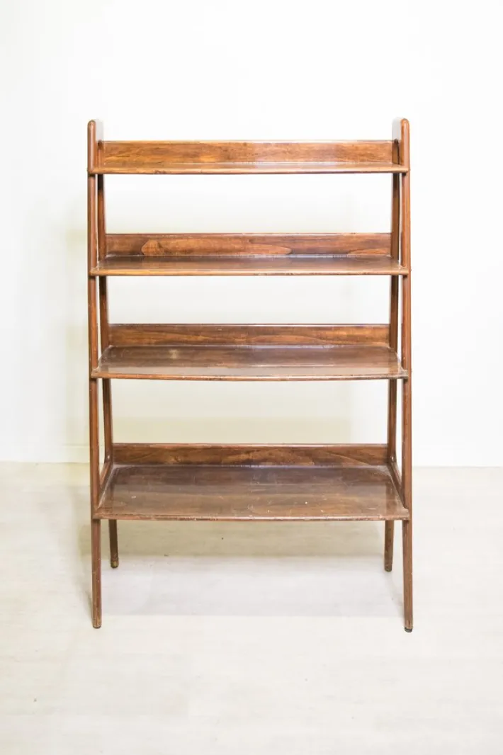 Pamono Mid-Century Veneer Shelf, 1960s Hot