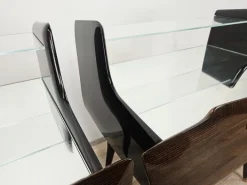 Pamono Mid-Century Venus Bedside Tables in Mahogany and Mirror, 1950s, Set of 2 Sale
