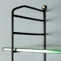 Pamono Mid-Century Wall-Mounted Bookcase, 1960s New