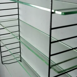 Pamono Mid-Century Wall-Mounted Bookcase, 1960s New