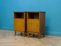 Pamono Mid-Century Walnut Bedside Tables by Alfred Cox, 1950s, Set of 2 Clearance