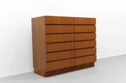Pamono Mid-Century Walnut Chest of Drawers, 1960s Outlet