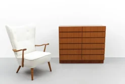 Pamono Mid-Century Walnut Chest of Drawers, 1960s Outlet