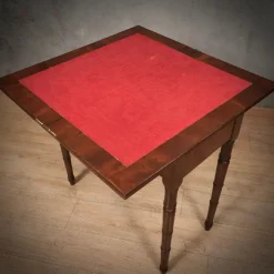 Pamono Mid-Century Walnut Openable Card Table, 1930s