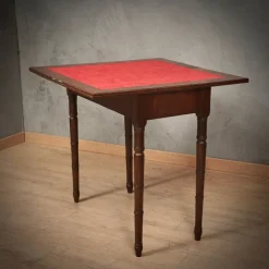 Pamono Mid-Century Walnut Openable Card Table, 1930s