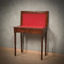 Pamono Mid-Century Walnut Openable Card Table, 1930s