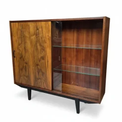 Pamono Mid-Century Walnut Violetta Display Cabinet, Poland, 1960s Online