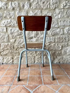 Pamono Mid-Century Wood & Metal Children's Chair, 1950s Clearance