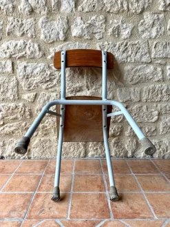 Pamono Mid-Century Wood & Metal Children's Chair, 1950s Clearance
