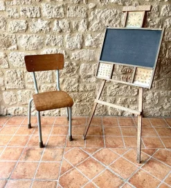 Pamono Mid-Century Wood & Metal Children's Chair, 1950s Clearance