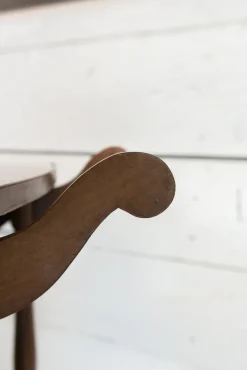 Pamono Mid-Century Wooden Bar Trolley with Stripes, 1960s New