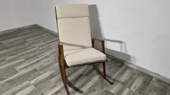 Pamono Mid-Century Wooden Rocking Chair