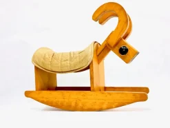 Pamono Mid-Century Wooden Rocking Billy Goat, 1960s Clearance