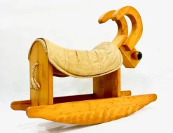 Pamono Mid-Century Wooden Rocking Billy Goat, 1960s Clearance